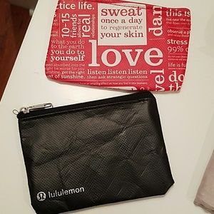 New lululemon change purses